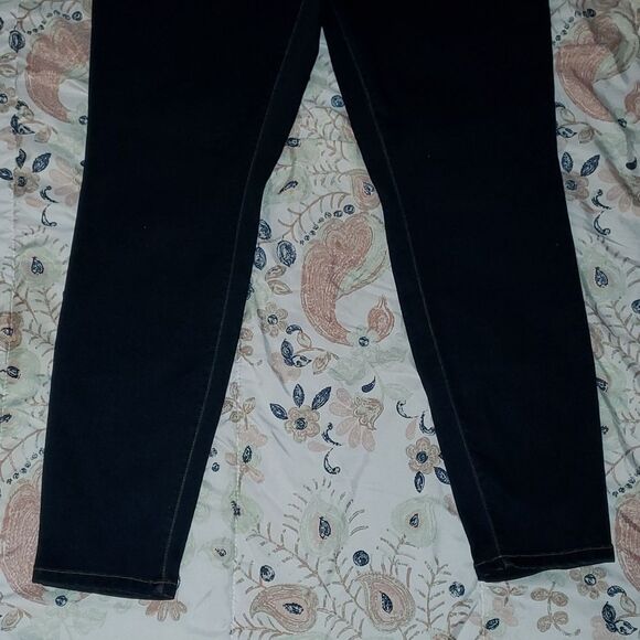 INC International Concepts Mid Rise Skinny Jeans Dark Blue Denim sz 16 W NWOT - Picture 4 of 8